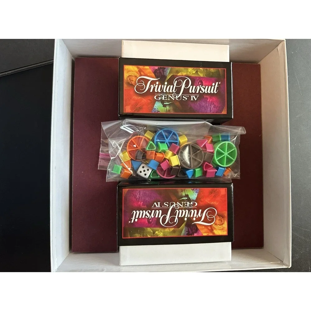 TRIVIAL PURSUIT Genus IV Edition Board Trivia Game Parker Brothers - Vintage 96